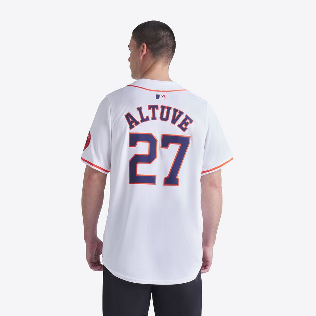 Men's Houston Astros Jose Altuve White Home Limited MLB Baseball Jersey - view 5