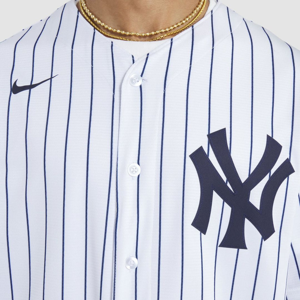 Men's New York Yankees CC Sabathia White 2025 Baseball Hall of Fame Name & Number Retired Replica MLB Baseball Jersey - view 8
