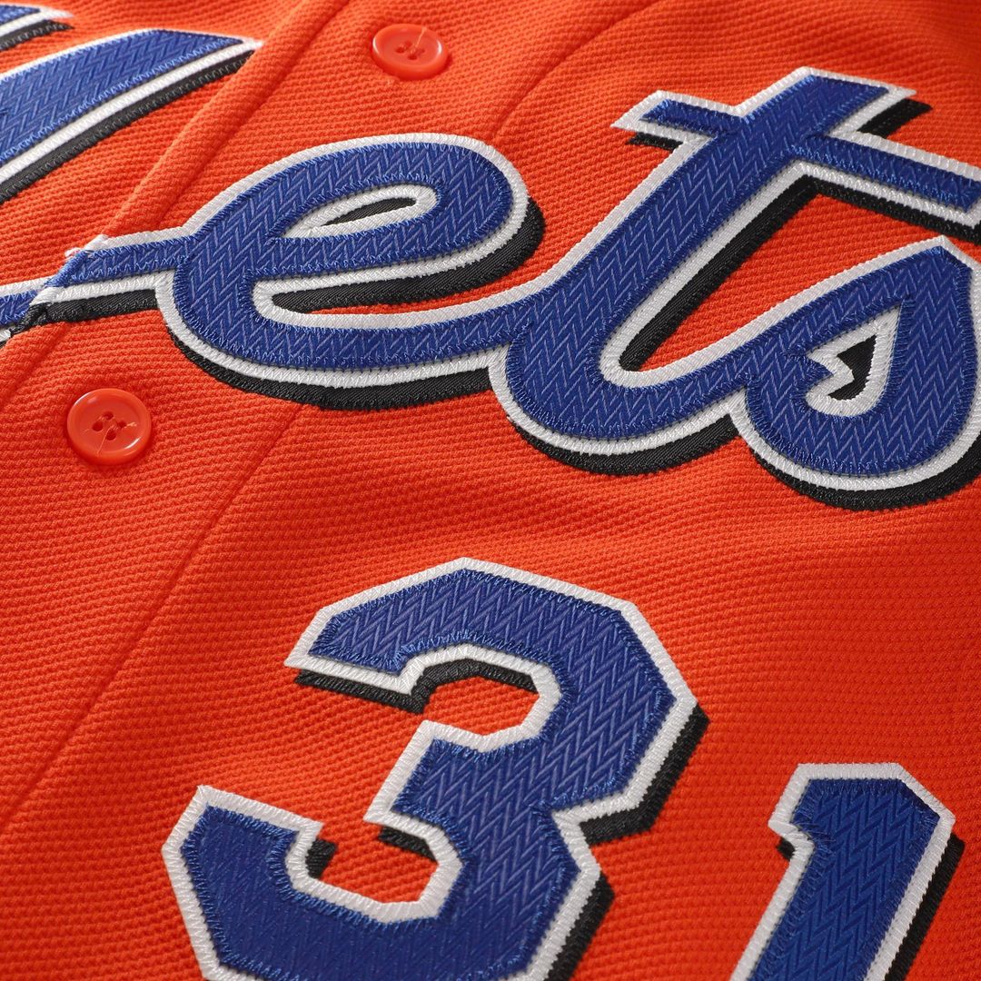 Men's New York Mets Mike Piazza Royal Cooperstown Collection Mesh Batting Practice Button-Up MLB Baseball Jersey - view 20