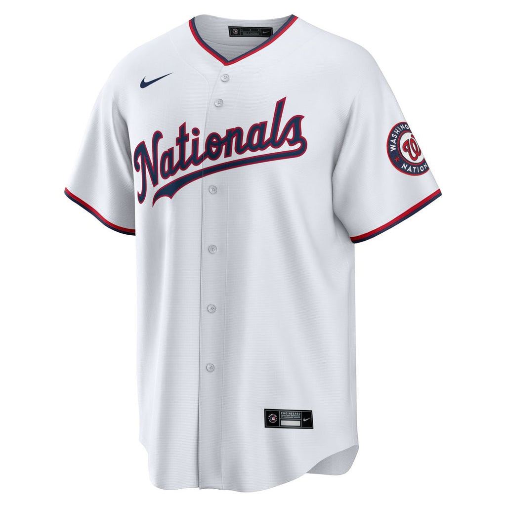Men's Washington Nationals Stephen Strasburg White Home Replica MLB Baseball Jersey - view 2