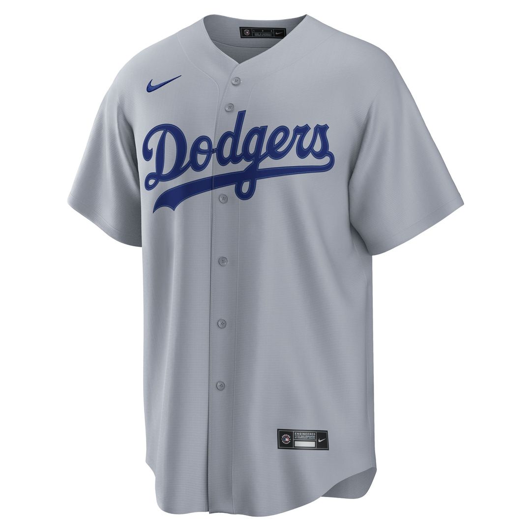 Men's Los Angeles Dodgers Shohei Ohtani Gray Road Replica MLB Baseball Jersey - view 2