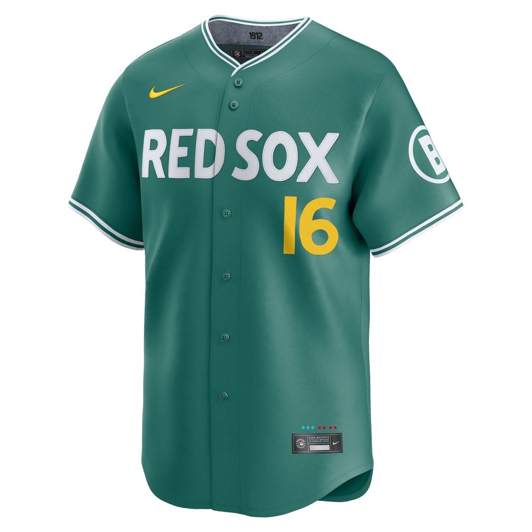 Men's Boston Red Sox Jarren Duran Green 2025 City Connect Limited MLB Baseball Jersey - view 2