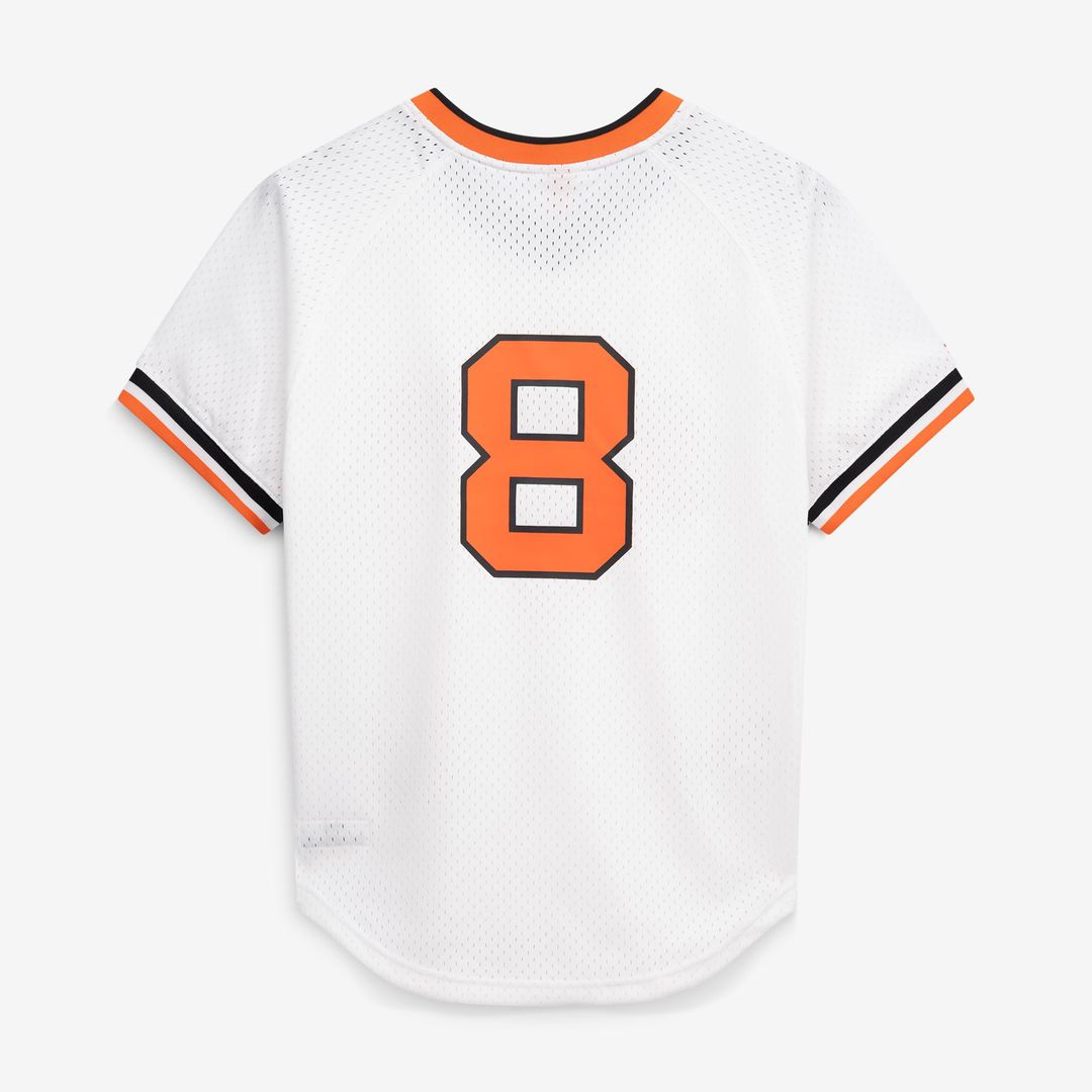 Men's Baltimore Orioles Cal Ripken Jr. Orange Batting Practice MLB Baseball Jersey - view 17