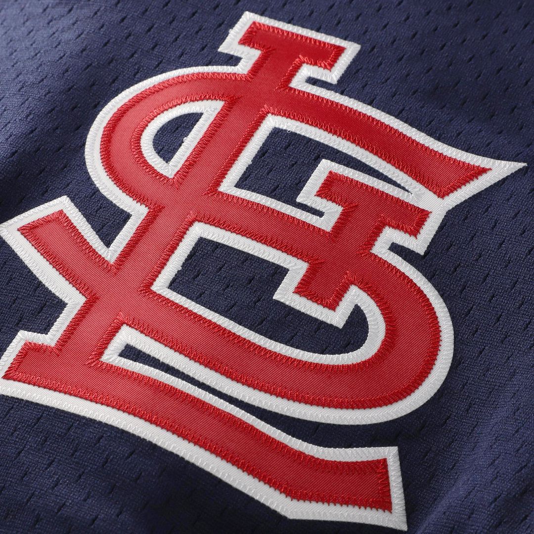 Men's St. Louis Cardinals Ozzie Smith Navy Batting Practice MLB Baseball Jersey - view 4