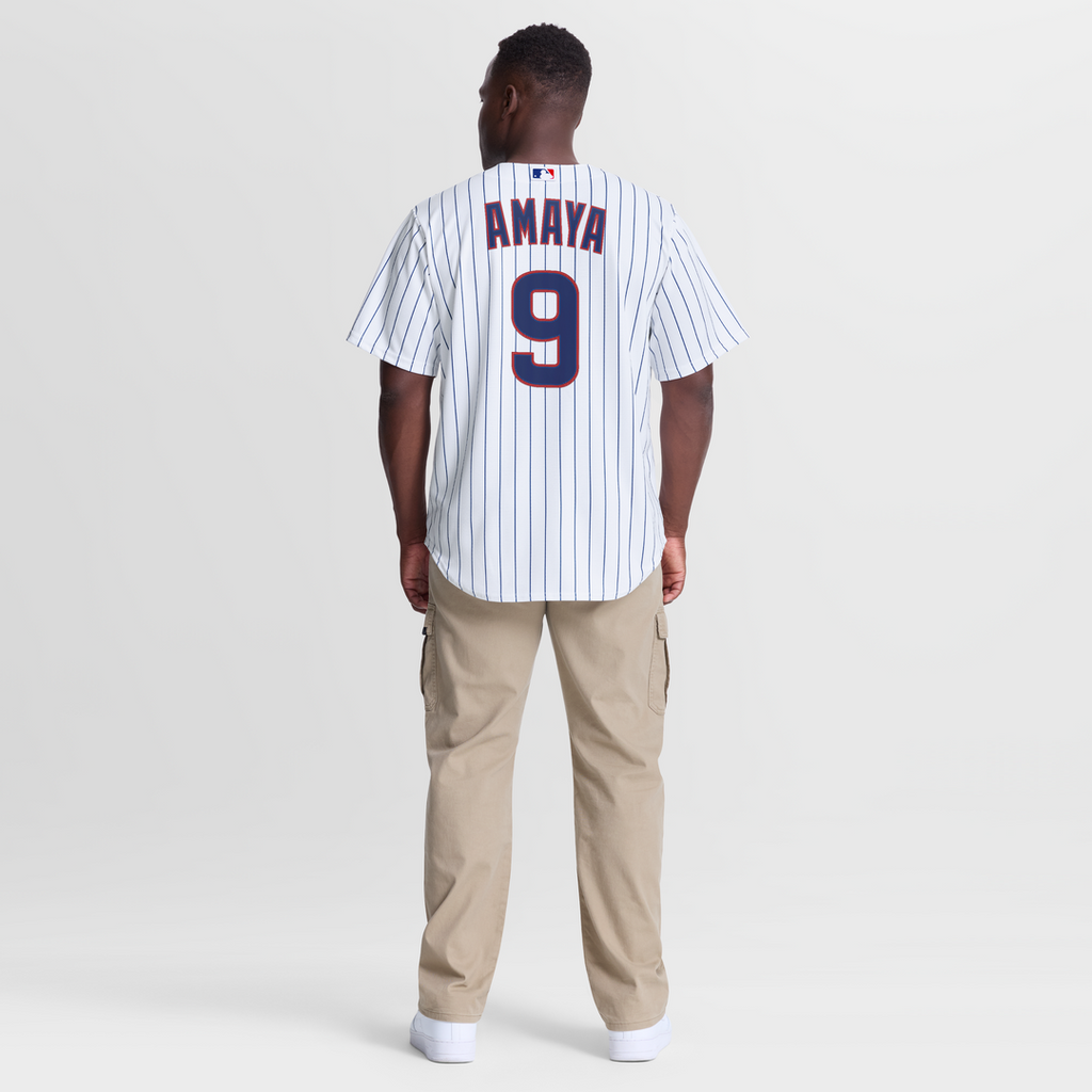 Men's Chicago Cubs Miguel Amaya White Home Replica MLB Baseball Jersey - view 5