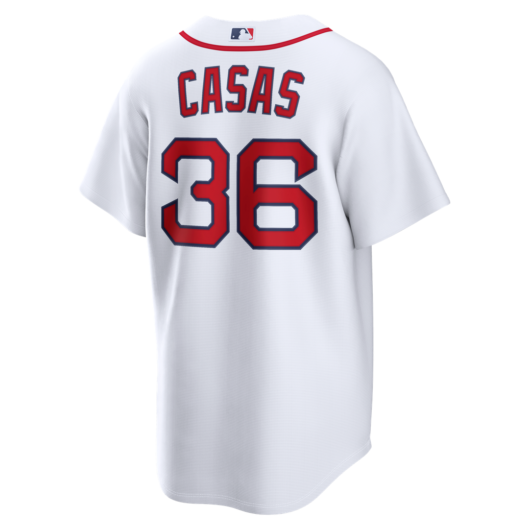 Men's Boston Red Sox Triston Casas White Home Replica MLB Baseball Jersey - view 3