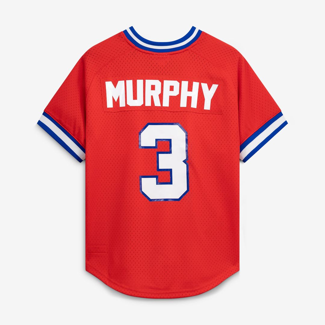 Men's Atlanta Braves Dale Murphy Scarlet Batting Practice MLB Baseball Jersey - view 3