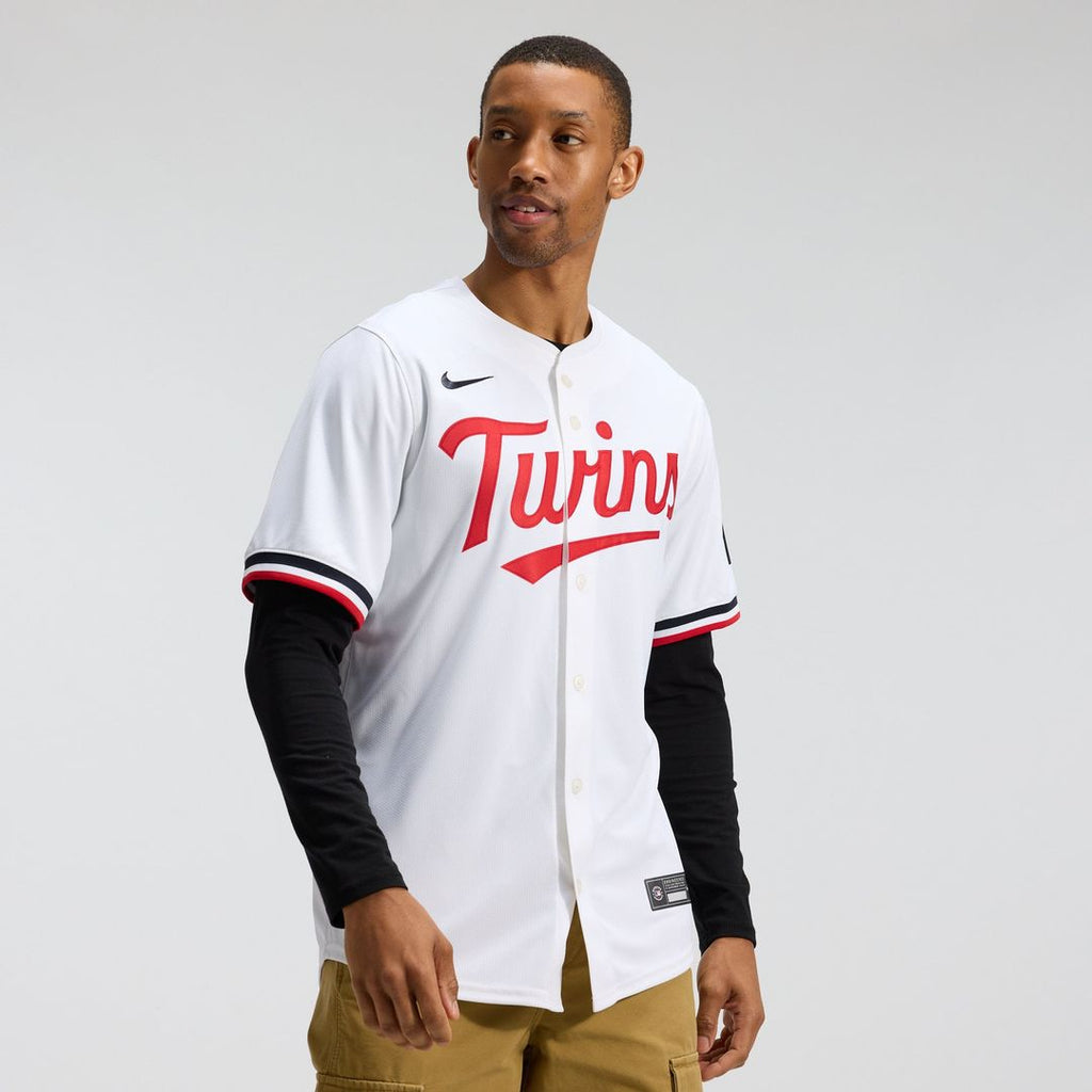 Men's Minnesota Twins White Home Limited MLB Baseball Jersey - view 1