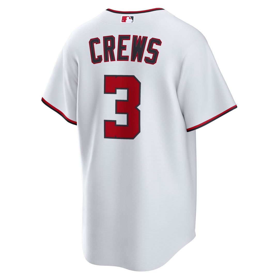 Men's Washington Nationals Dylan Crews White Home Replica MLB Baseball Jersey - view 3