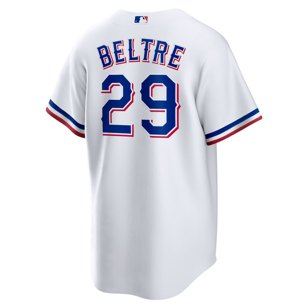 Men's Texas Rangers Adrian Beltre White Home Retired Player Replica MLB Baseball Jersey - view 3