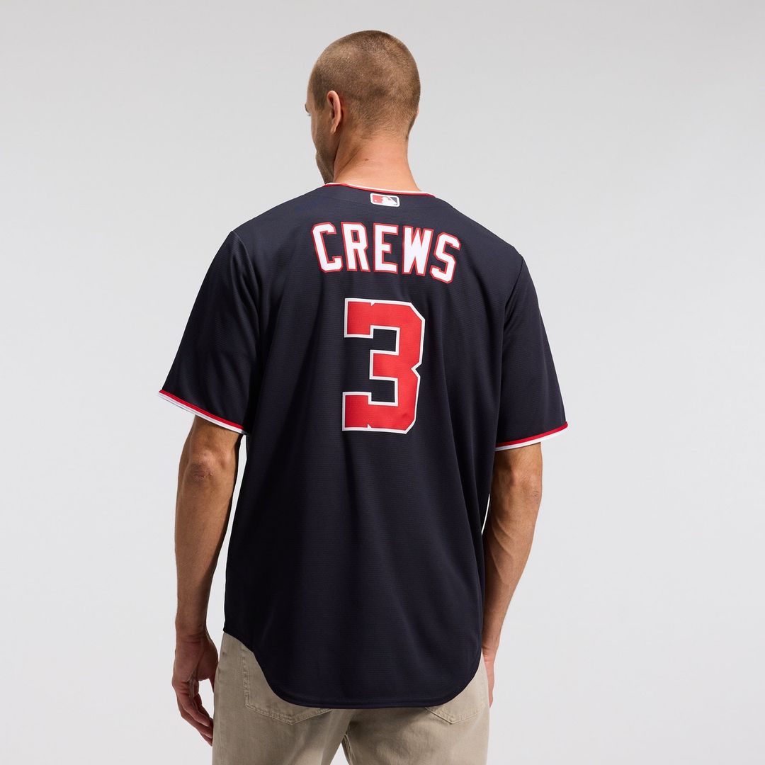 Men's Washington Nationals Dylan Crews Navy Alternate Replica MLB Baseball Jersey - view 4