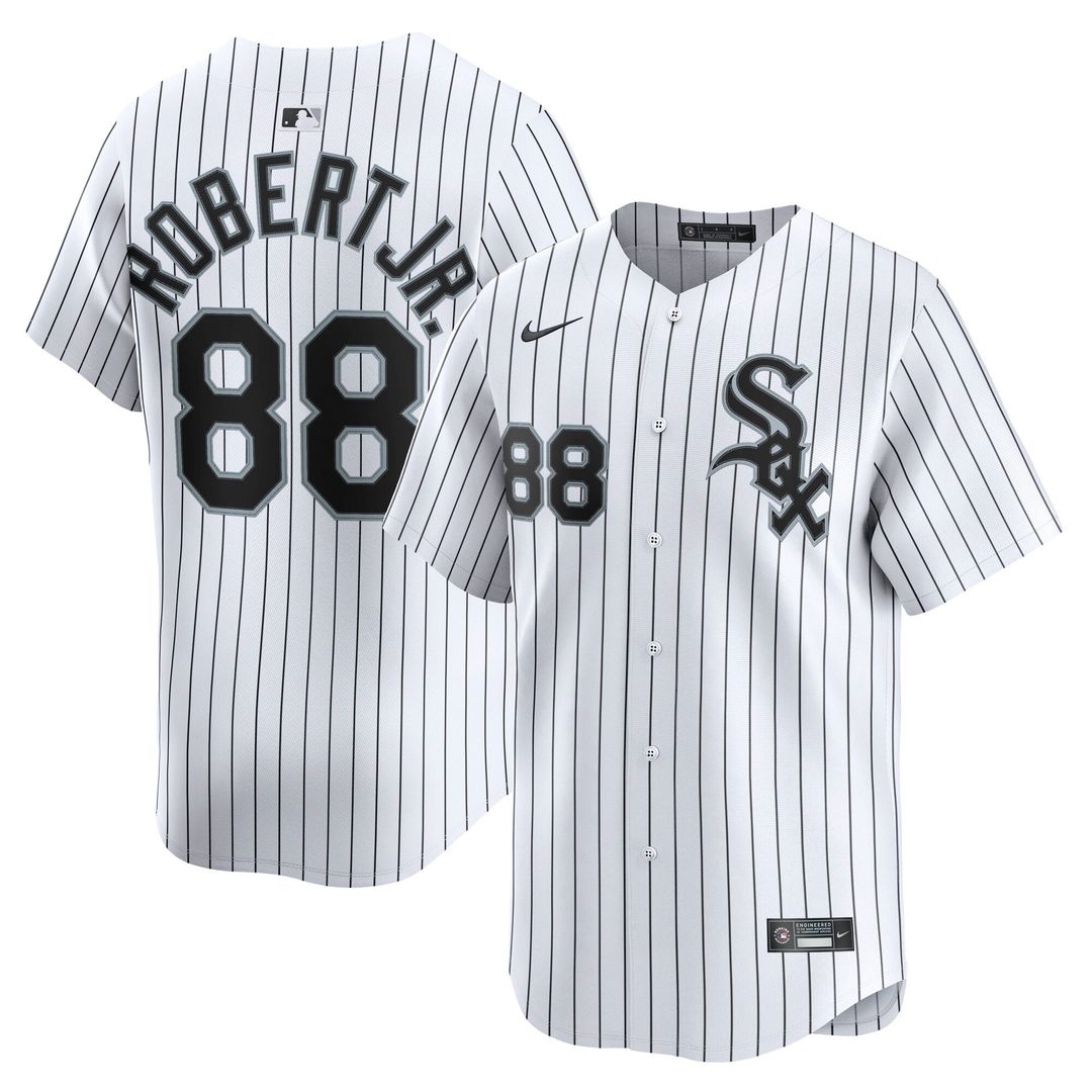Men's Chicago White Sox Luis Robert Jr. White Home Limited MLB Baseball Jersey - view 1