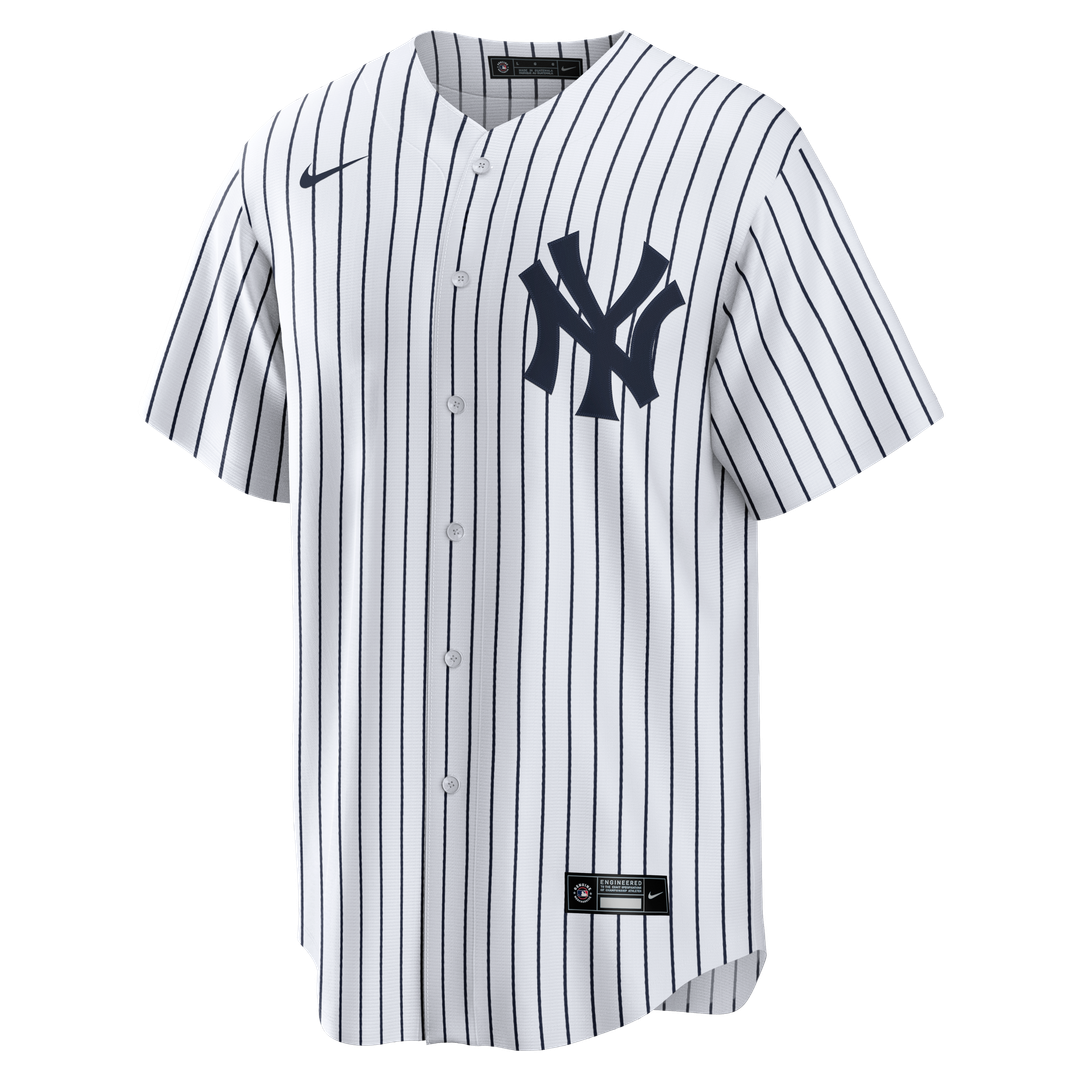 Men's New York Yankees White Home Replica MLB Baseball Jersey - view 6