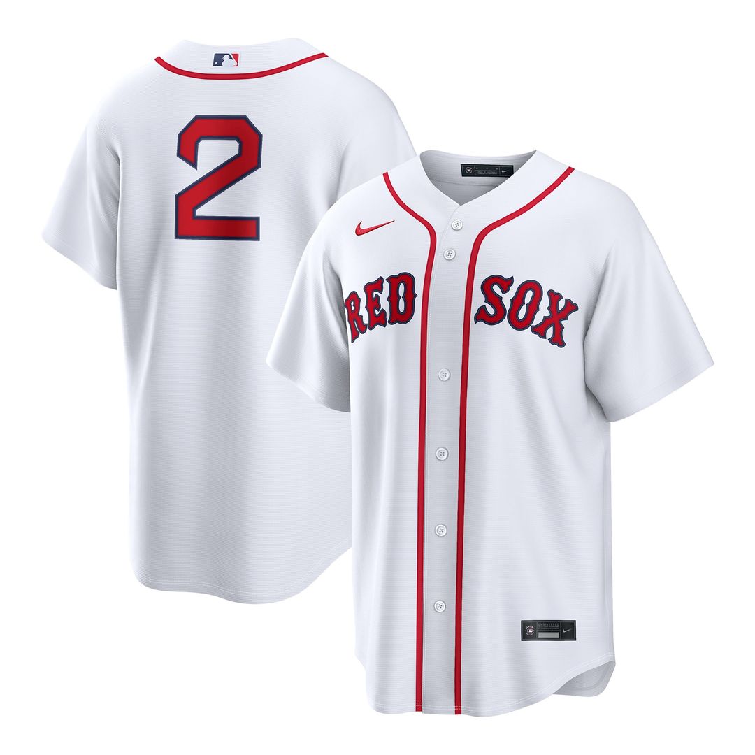 Men's Boston Red Sox Isiah Kiner-Falefa White Home Replica MLB Baseball Jersey - view 1
