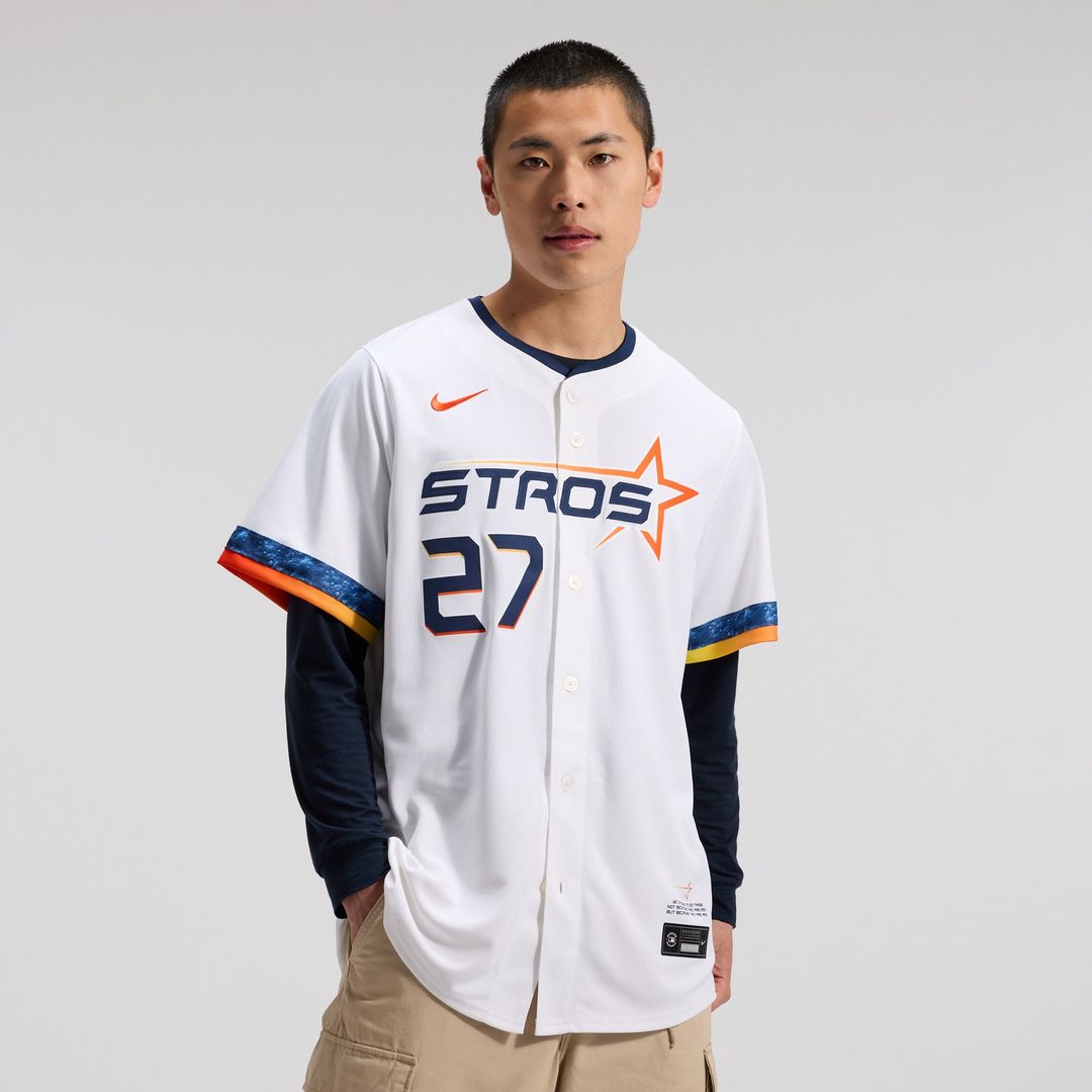 Men's Houston Astros Jose Altuve White 2025 City Connect Limited MLB Baseball Jersey - view 3