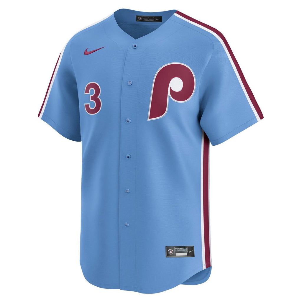 Men's Philadelphia Phillies Bryce Harper Light Blue Alternate Limited MLB Baseball Jersey - view 2