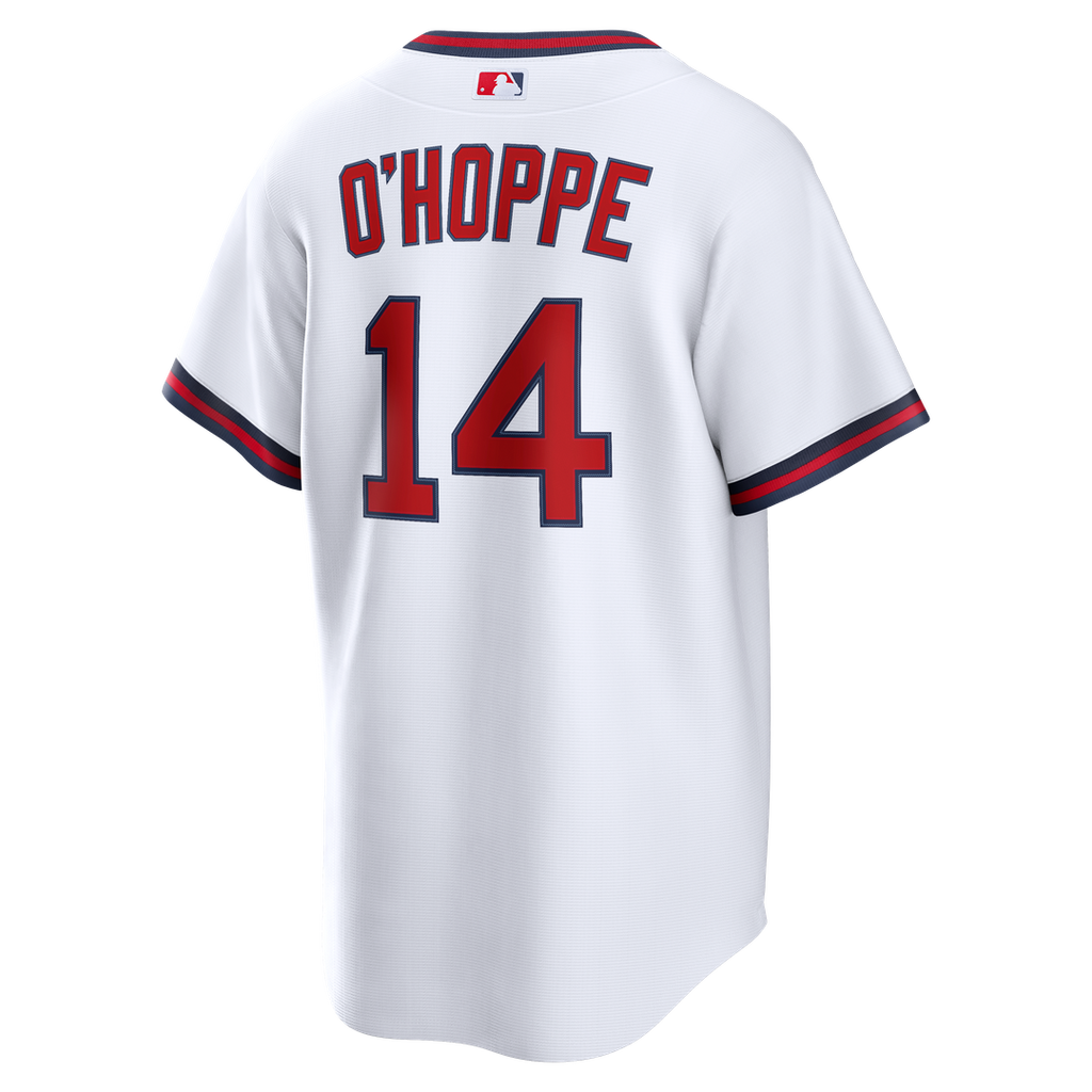 Men's Los Angeles Angels Logan O'Hoppe White Alternate Replica MLB Baseball Jersey - view 3