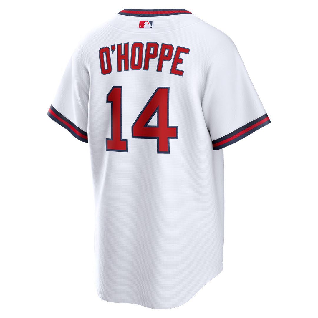 Men's Los Angeles Angels Logan O'Hoppe White Alternate Replica MLB Baseball Jersey - view 3