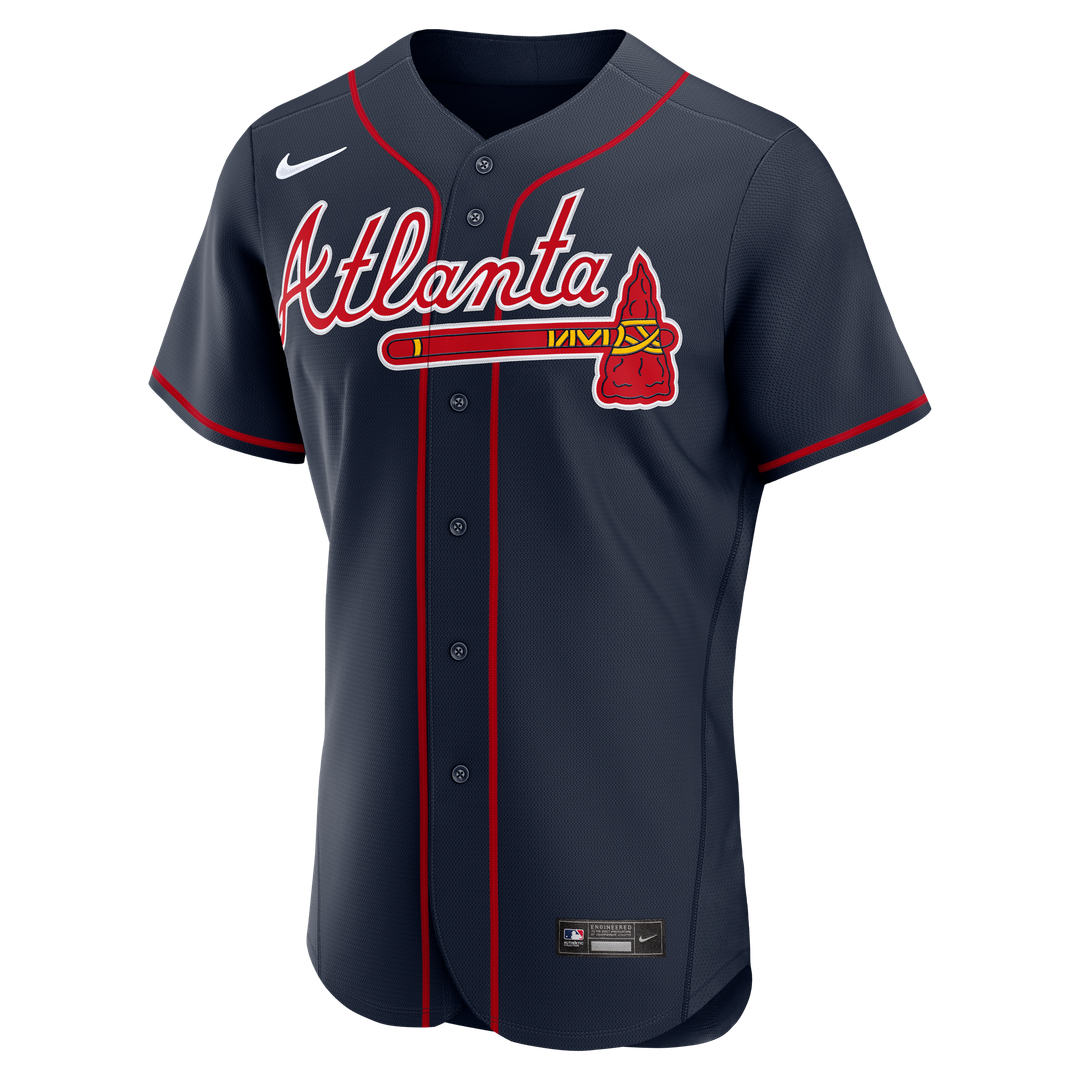 Men's Atlanta Braves Drake Baldwin Navy Alternate MLB Awards Jersey - view 5