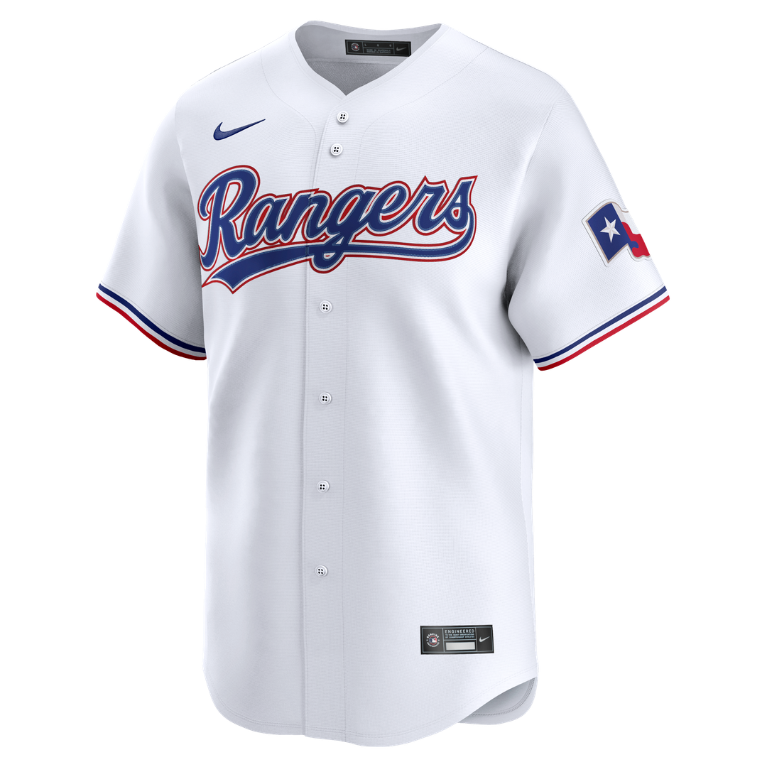Men's Texas Rangers Jacob deGrom White Home Limited MLB Baseball Jersey - view 2