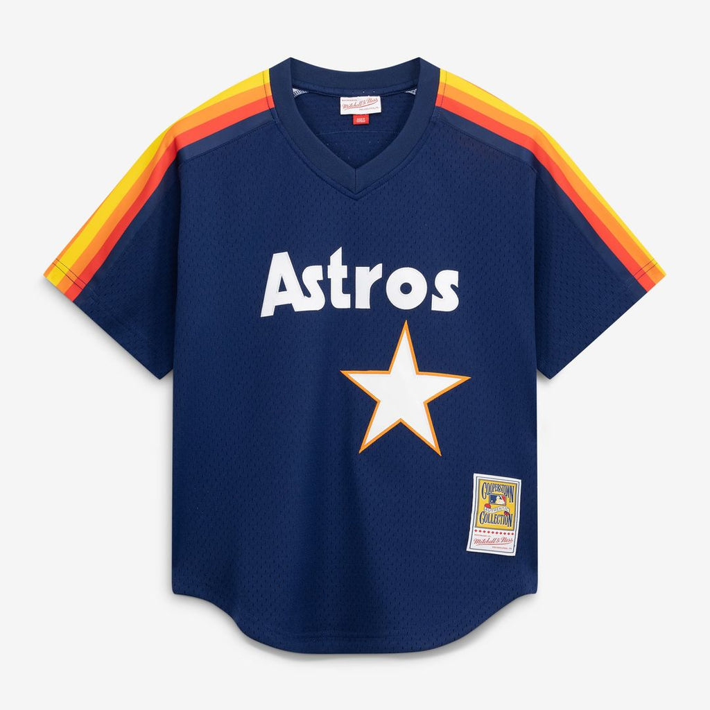 Men's Houston Astros Craig Biggio Navy Batting Practice MLB Baseball Jersey - view 2