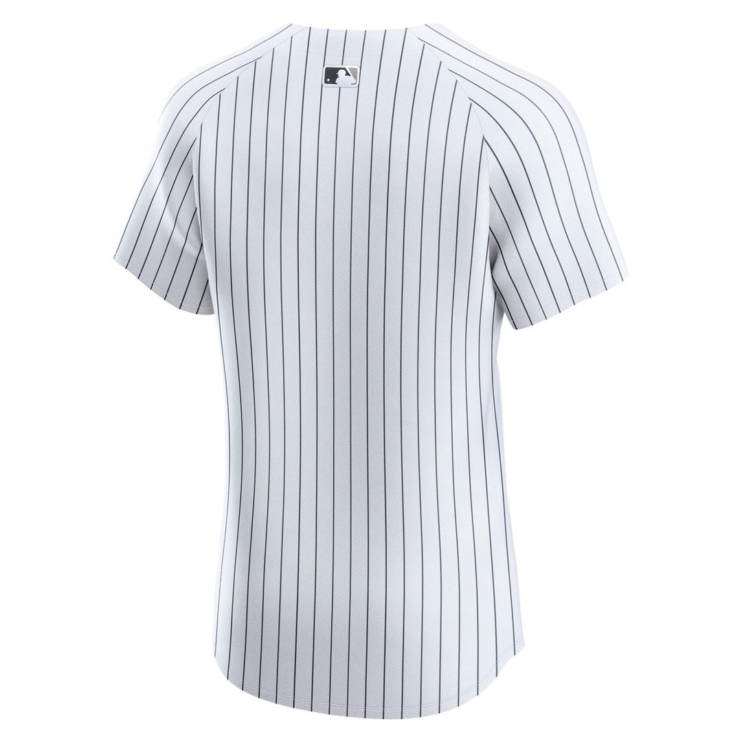 Men's New York Yankees White Home Elite MLB Baseball Jersey - view 3