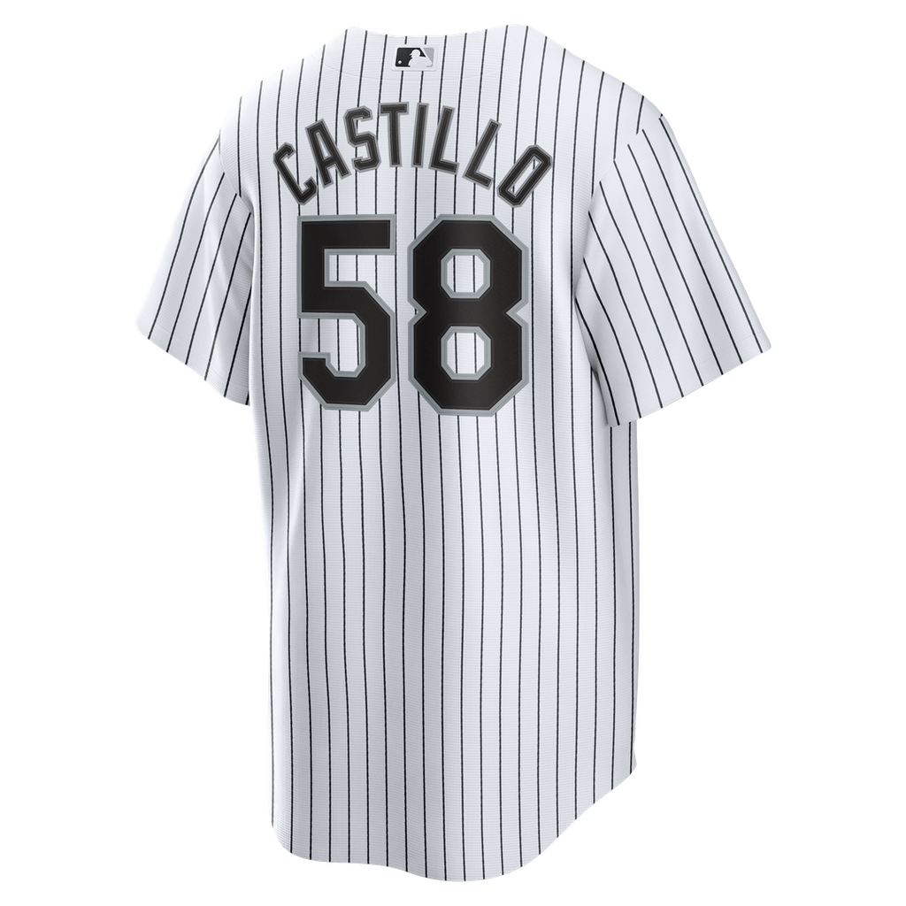 Men's Chicago White Sox Luis Castillo White Home Replica MLB Baseball Jersey - view 3