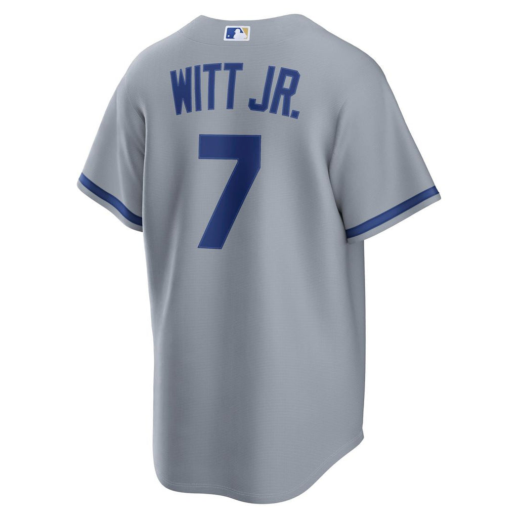 Men's Kansas City Royals Bobby Witt Jr. Light Blue Alternate Replica MLB Baseball Jersey - view 9