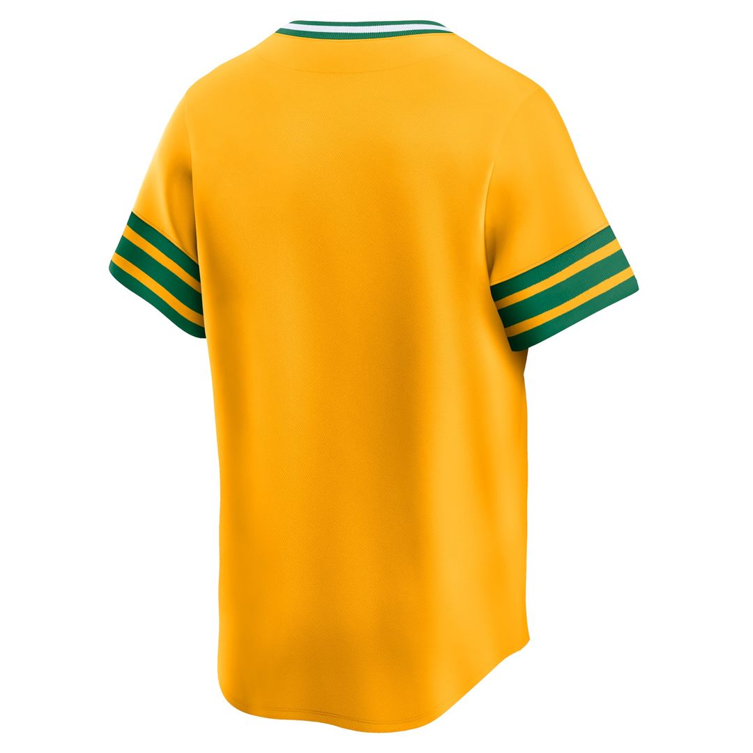 Men's Athletics Gold Cooperstown Collection Limited MLB Baseball Jersey - view 3