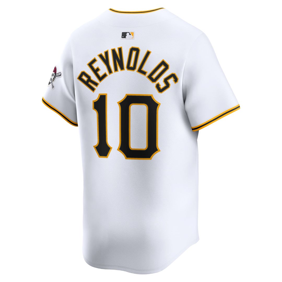 Men's Pittsburgh Pirates Bryan Reynolds White Home Limited MLB Baseball Jersey - view 3