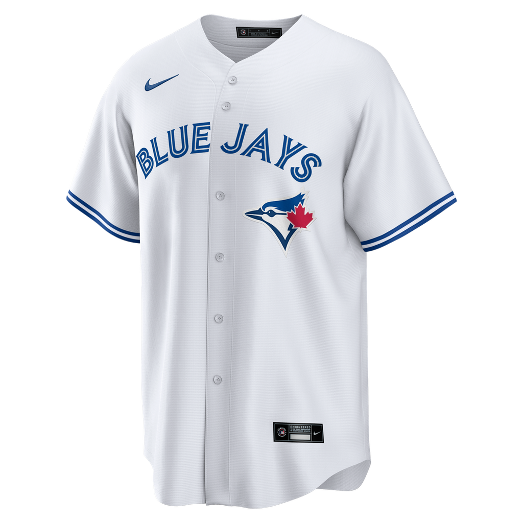 Men's Toronto Blue Jays Anthony Santander White Home Replica MLB Baseball Jersey - view 2