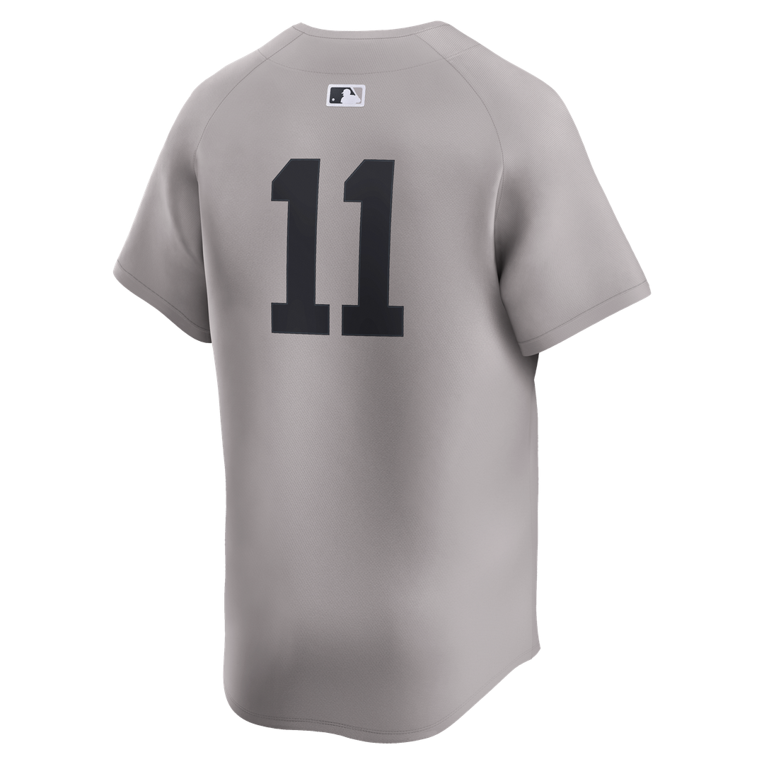 Men's New York Yankees Anthony Volpe Gray Road Limited MLB Baseball Jersey - view 6