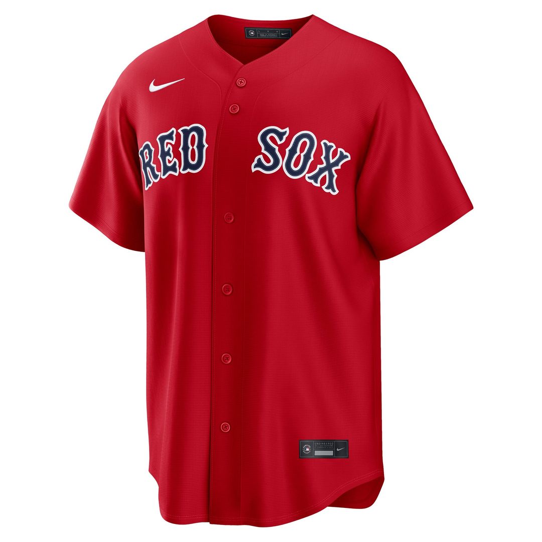 Men's Boston Red Sox Garrett Crochet Red Alternate Replica MLB Baseball Jersey - view 2