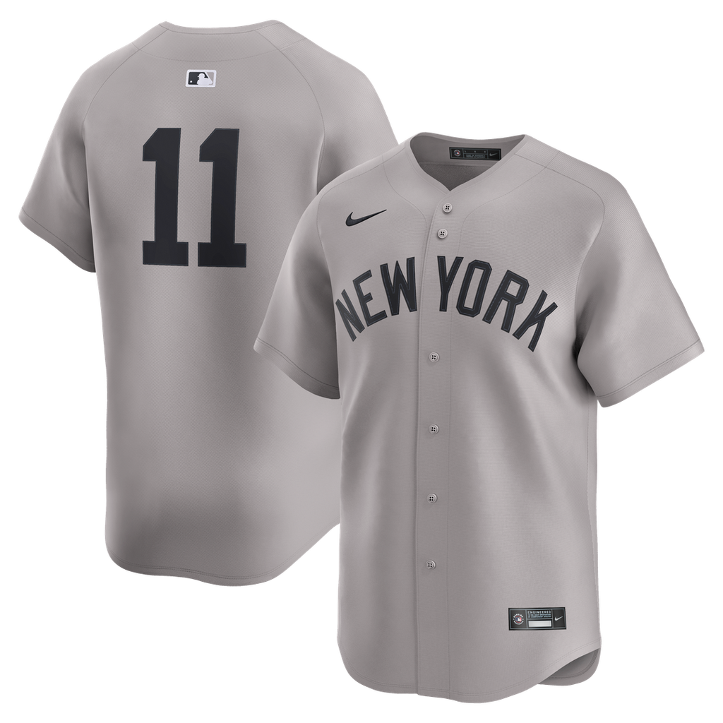 Men's New York Yankees Anthony Volpe Gray Road Limited MLB Baseball Jersey - view 1