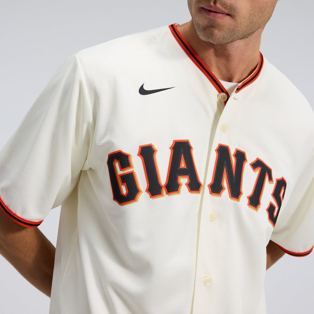 Men's San Francisco Giants Cream Home Replica MLB Baseball Jersey - view 6