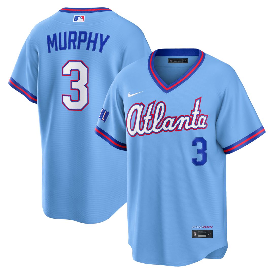 Men's Atlanta Braves Dale Murphy Powder Blue 2026 City Connect Stadium MLB Baseball Jersey - view 1