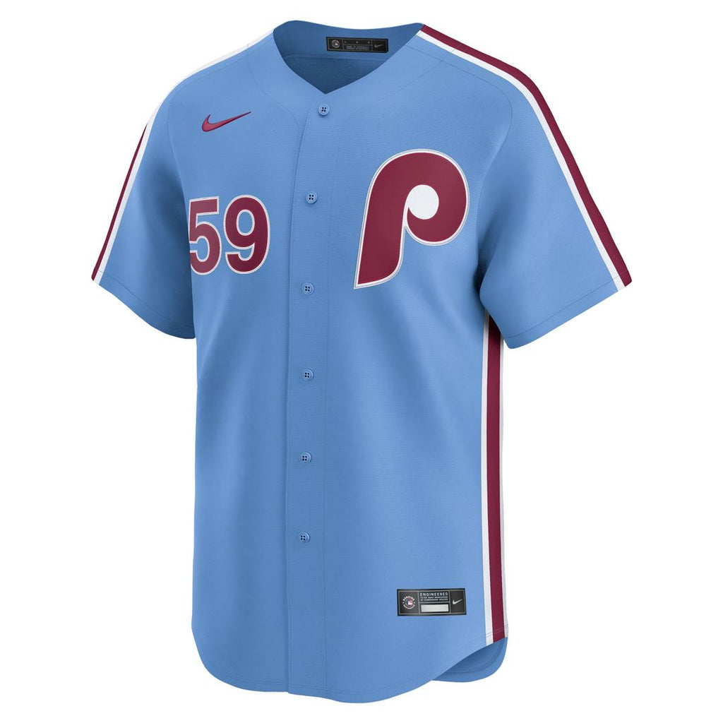 Men's Philadelphia Phillies Jhoan Duran Light Blue Alternate Limited MLB Baseball Jersey - view 5