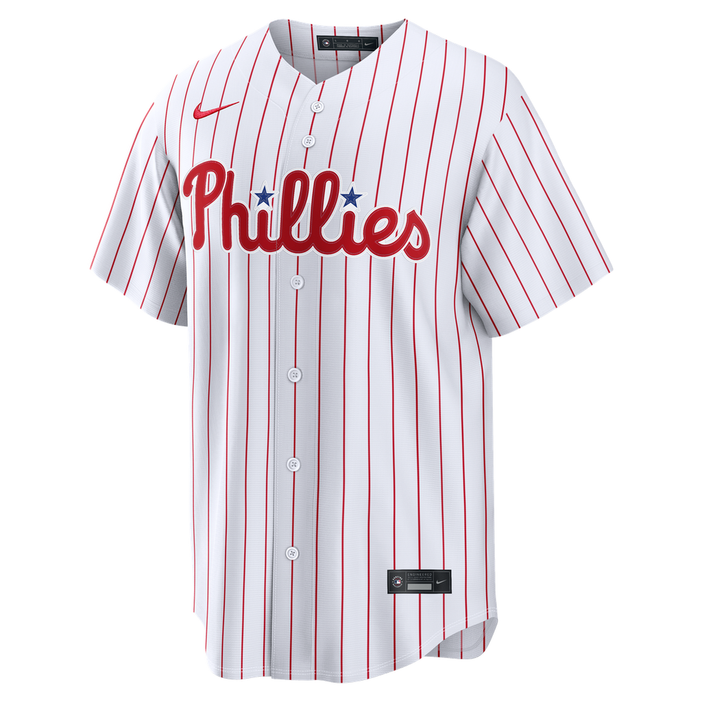 Men's Philadelphia Phillies Bryce Harper White Home Replica MLB Baseball Jersey - view 2