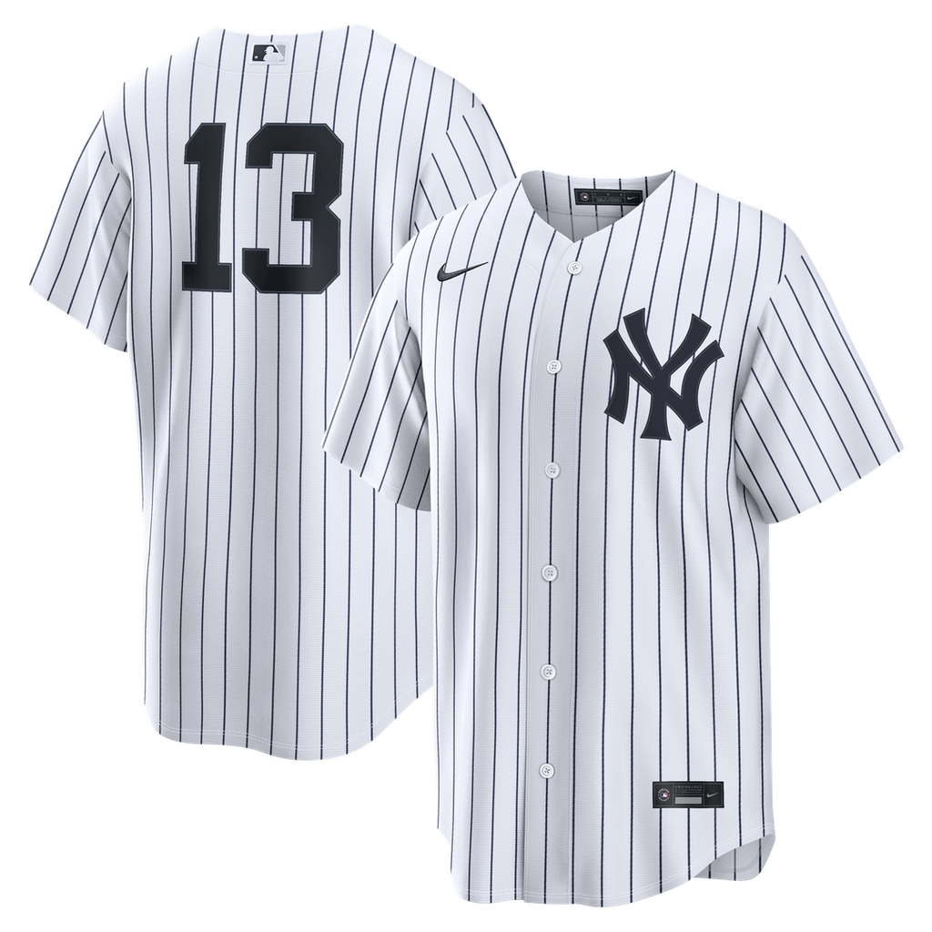 Men's New York Yankees Jazz Chisholm Jr. White Home Replica MLB Baseball Jersey - view 1