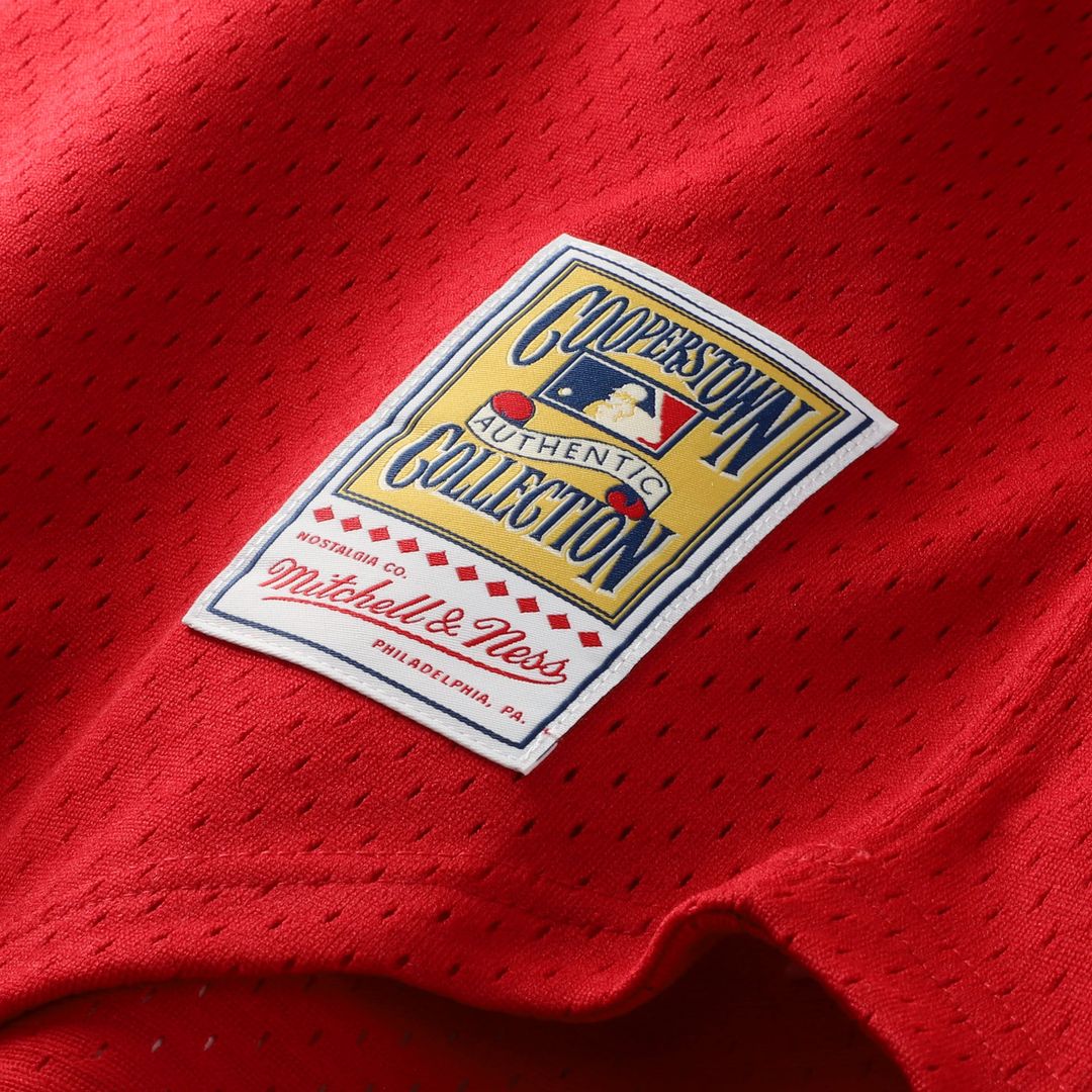 Men's Cincinnati Reds Barry Larkin Red Batting Practice MLB Baseball Jersey - view 7