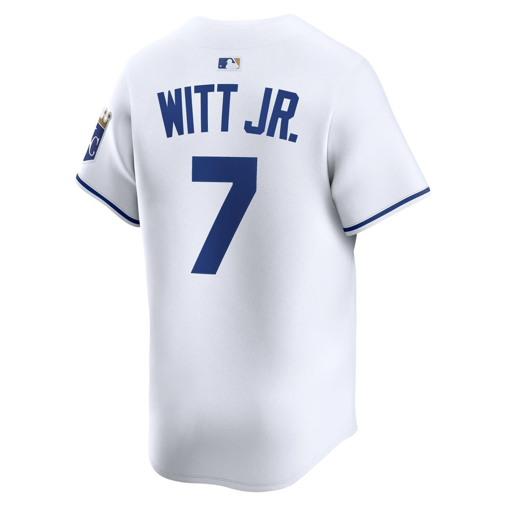 Men's Kansas City Royals Bobby Witt Jr. White Home Limited MLB Baseball Jersey - view 6