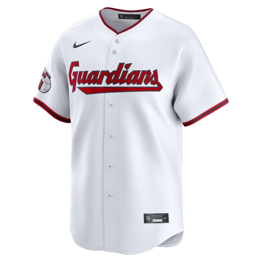 Men's Cleveland Guardians Steven Kwan White Home Limited MLB Baseball Jersey - view 2