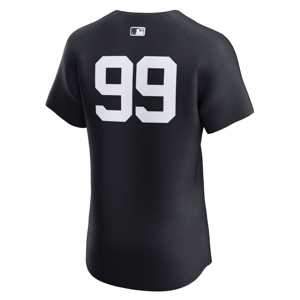 Men's New York Yankees Aaron Judge Navy Alternate 2 Elite MLB Baseball Jersey - view 3