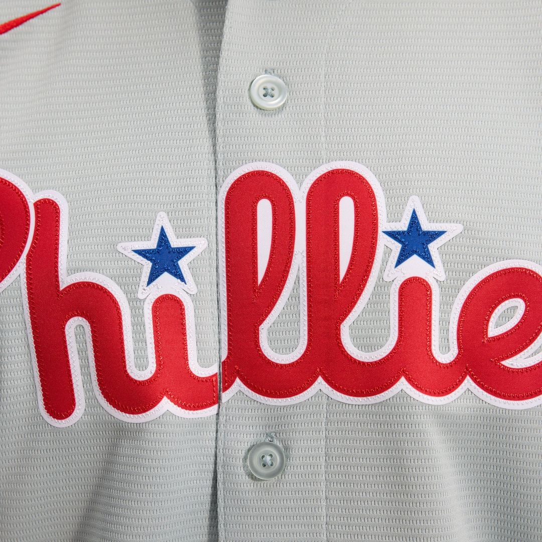 Men's Philadelphia Phillies Bryce Harper Gray Road Replica MLB Baseball Jersey - view 26