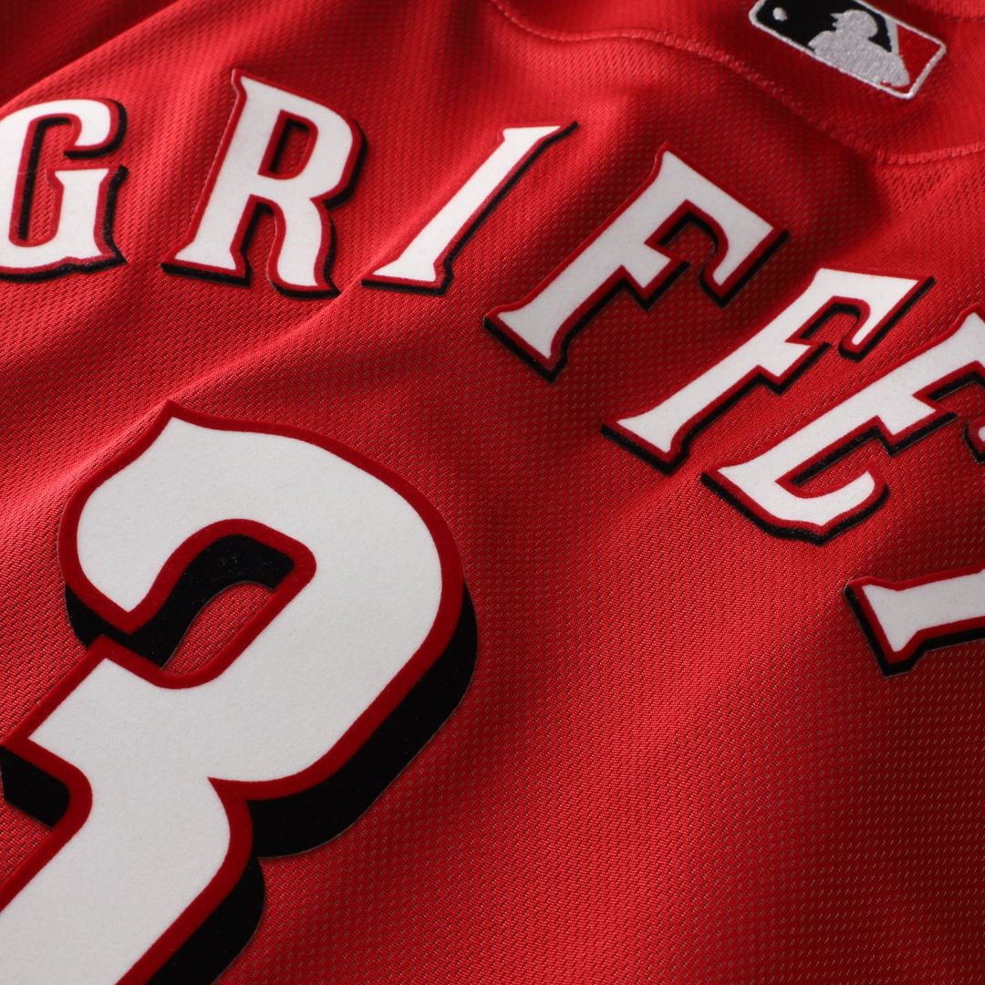 Men's Cincinnati Reds Ken Griffey Jr. Red Batting Practice MLB Baseball Jersey - view 5