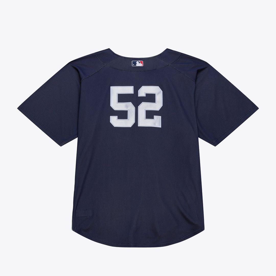 Men's New York Yankees CC Sabathia Navy 2009 Batting Practice MLB Baseball Jersey - view 2