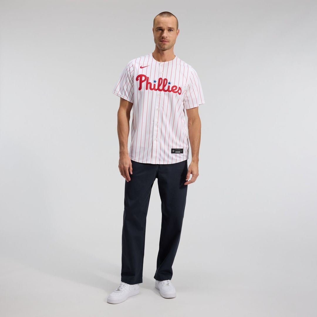 Men's Philadelphia Phillies White Home Limited MLB Baseball Jersey - view 3