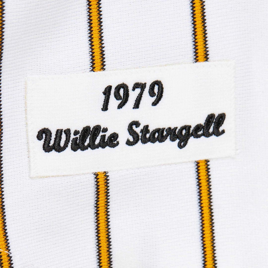Men's Pittsburgh Pirates Willie Stargell Gold 1979 Throwback MLB Baseball Jersey - view 12
