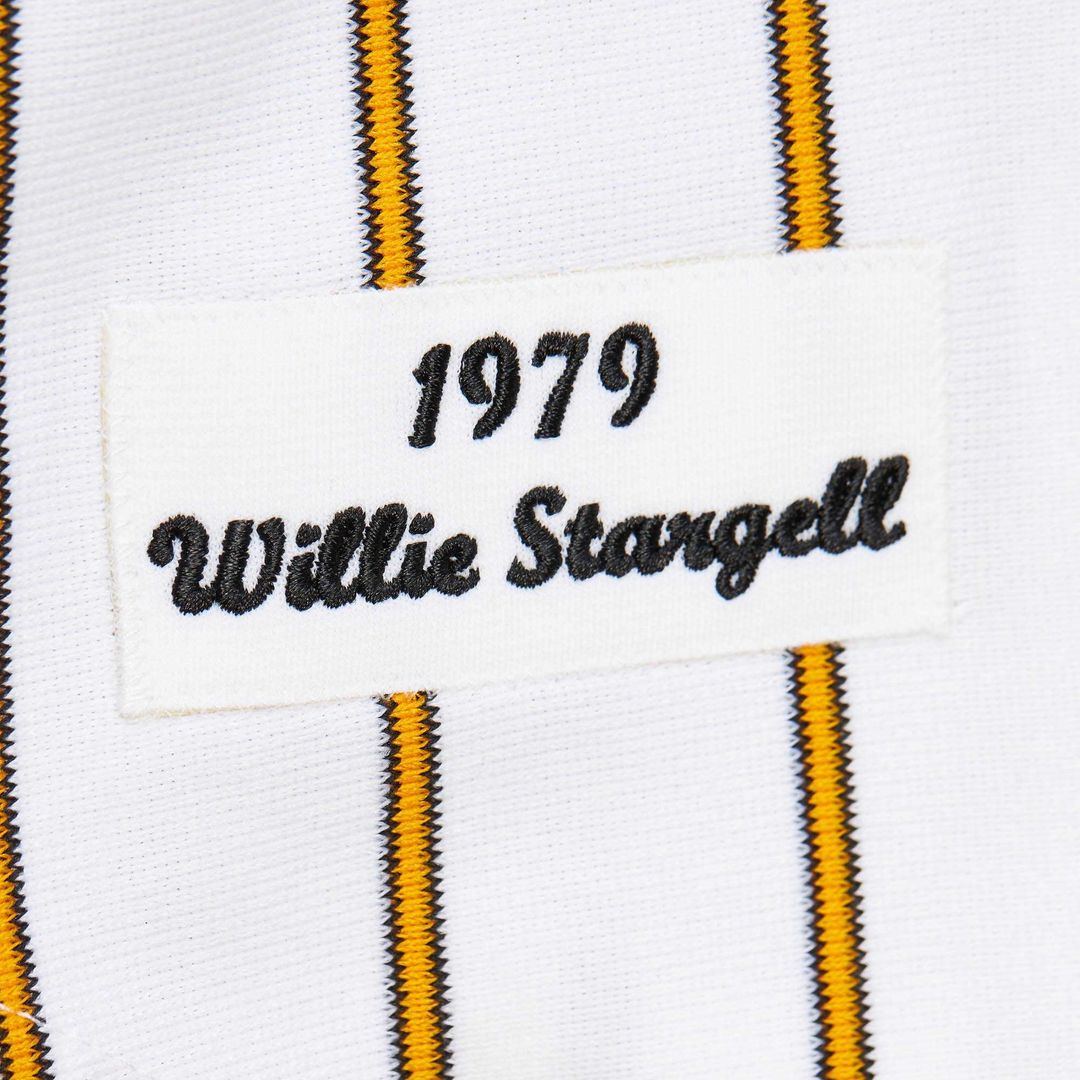 Men's Pittsburgh Pirates Willie Stargell White Cooperstown Collection 1979 MLB Baseball Jersey - view 13