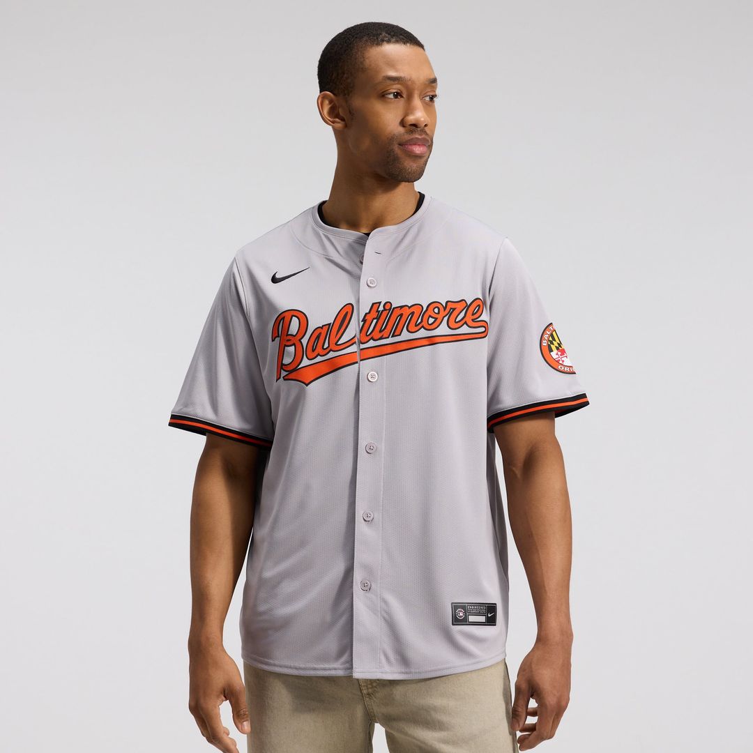 Men's Baltimore Orioles Gray Road Limited MLB Baseball Jersey - view 1